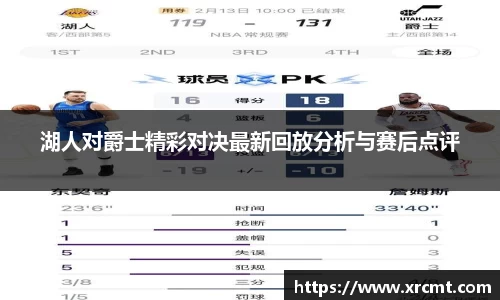 湖人对爵士精彩对决最新回放分析与赛后点评